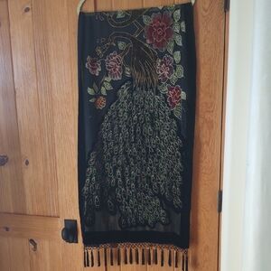 Gorgeous Beaded Velvet Shawl/Wrap
